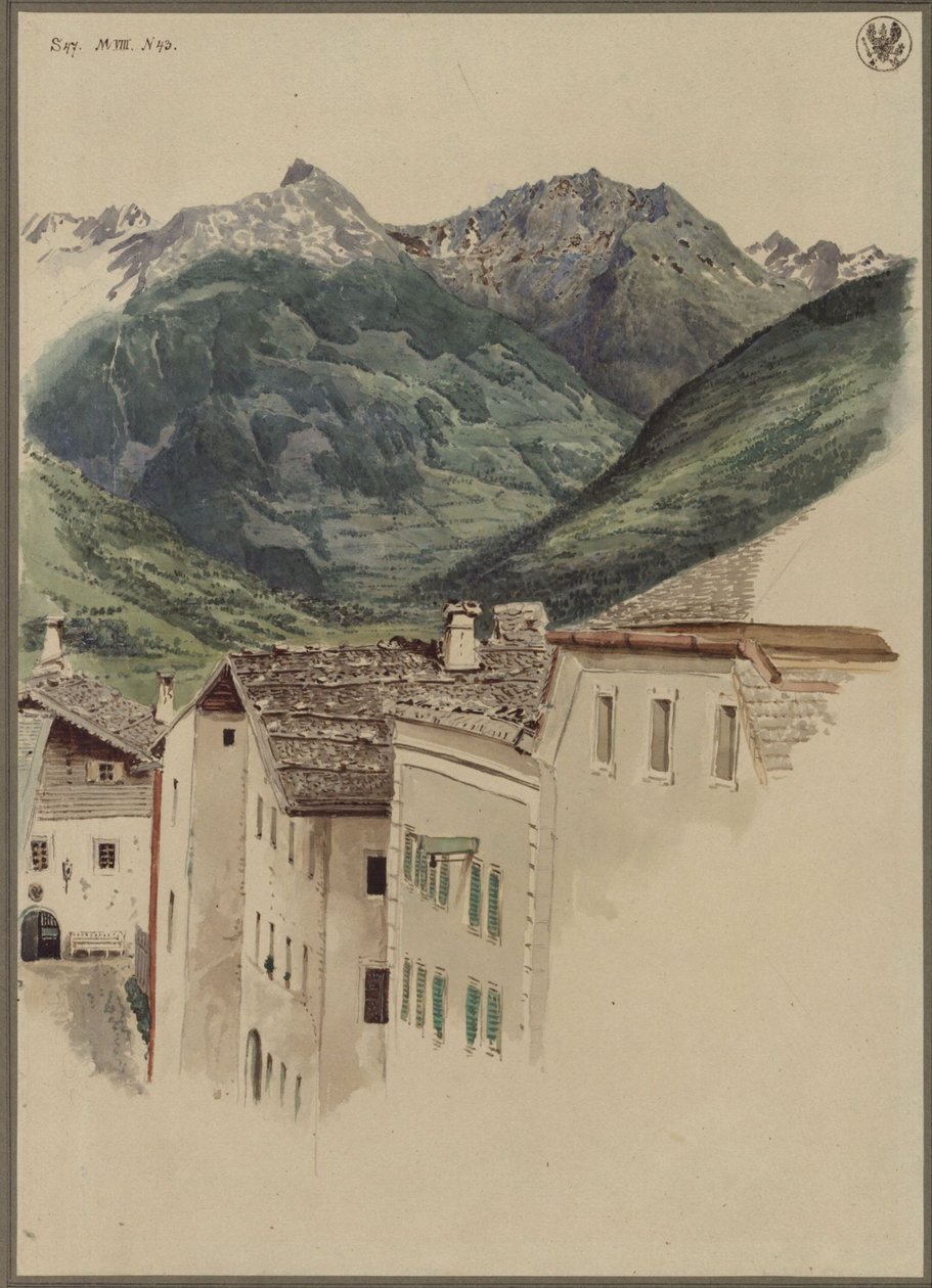 Via a Hofgastein con vista sull