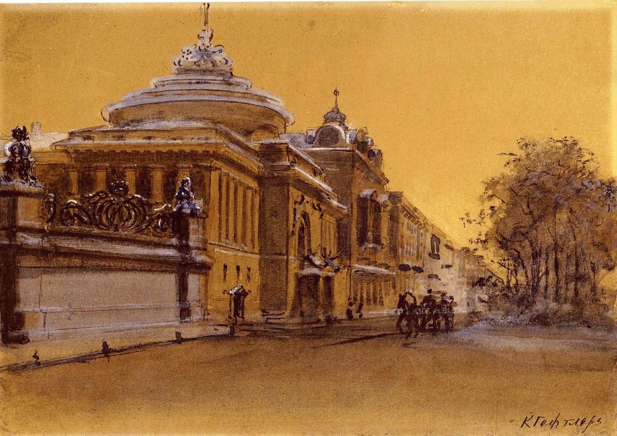 Il teatro Panayev a San Pietroburgo da Karl Geftler