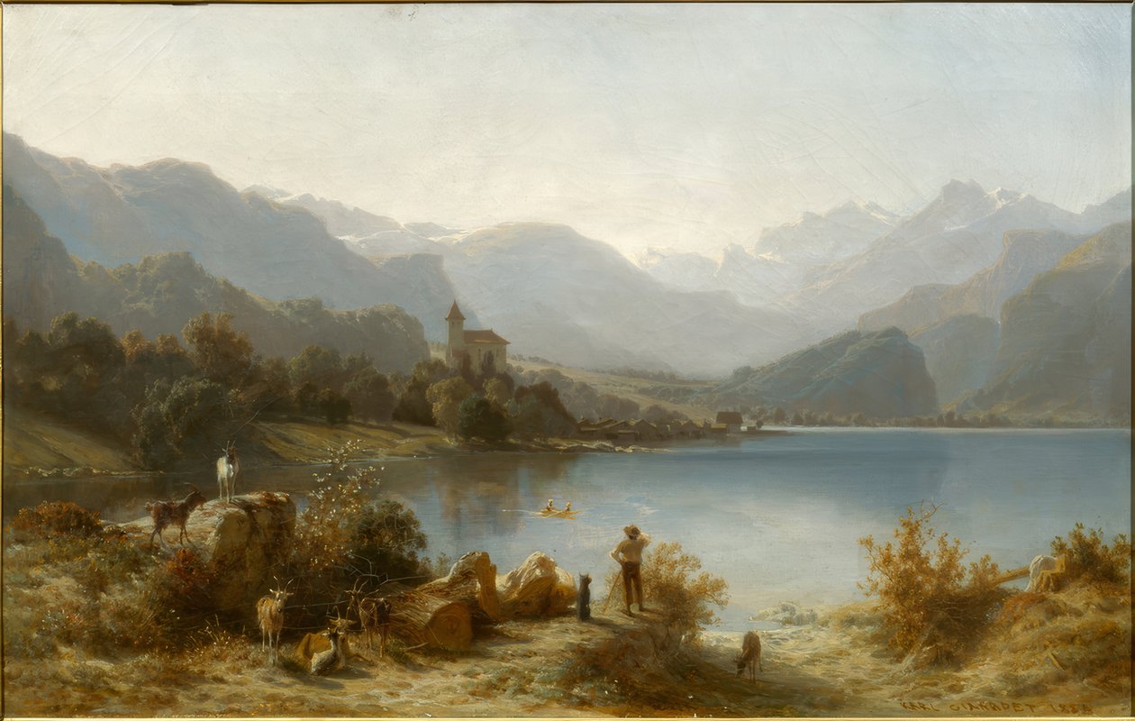 Brienz e il Lago di Brienz da Karl Girardet
