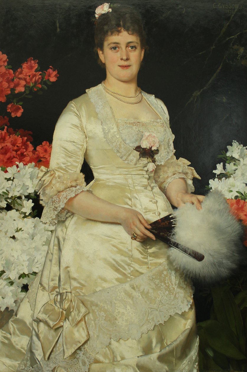 Tedesco: Frau Hedwig Woworsky, geb. Heckmann Signora Hedwig Woworsky, nata Heckmann da Karl Gussow