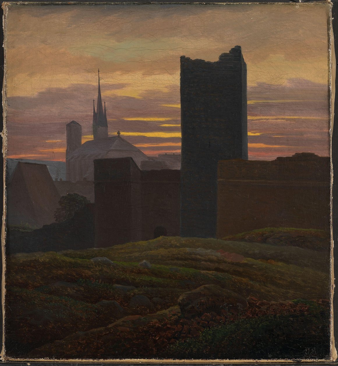 Il castello imperiale, Eger da Karl Gustav Carus