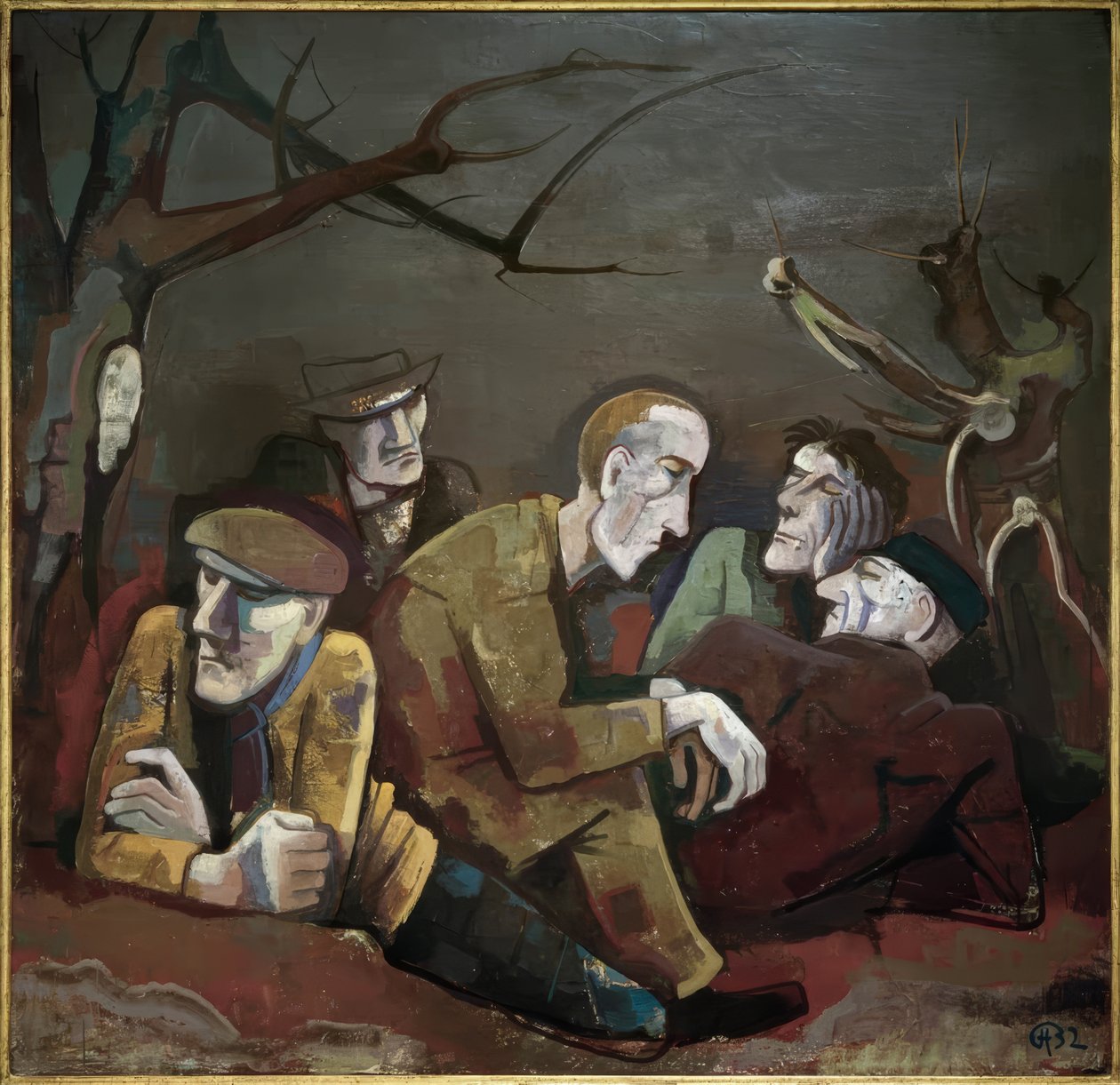 disoccupati da Karl Hofer