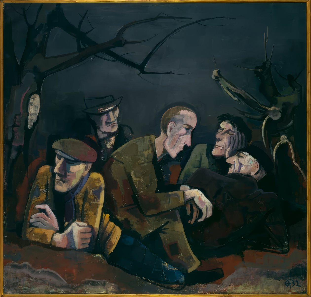 disoccupati da Karl Hofer