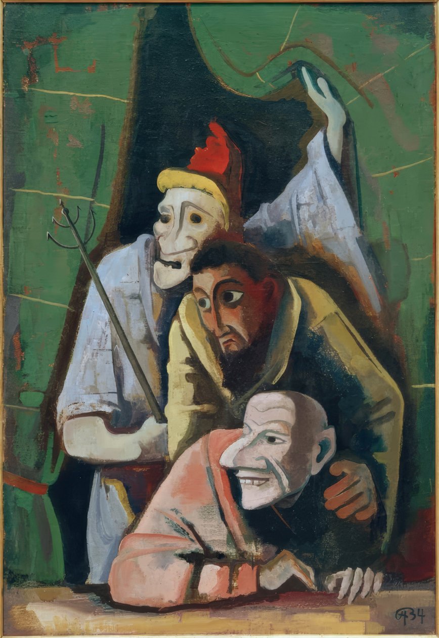 Maschere malvagie da Karl Hofer