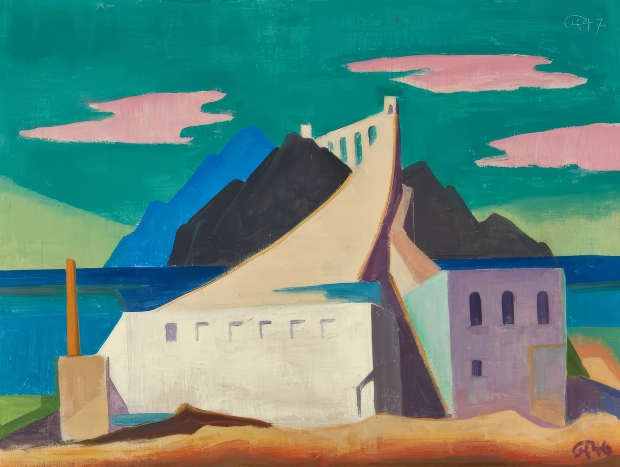 Il ponte (2) da Karl Hofer