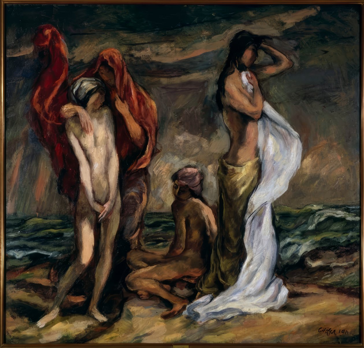 Nella tempesta da Karl Hofer