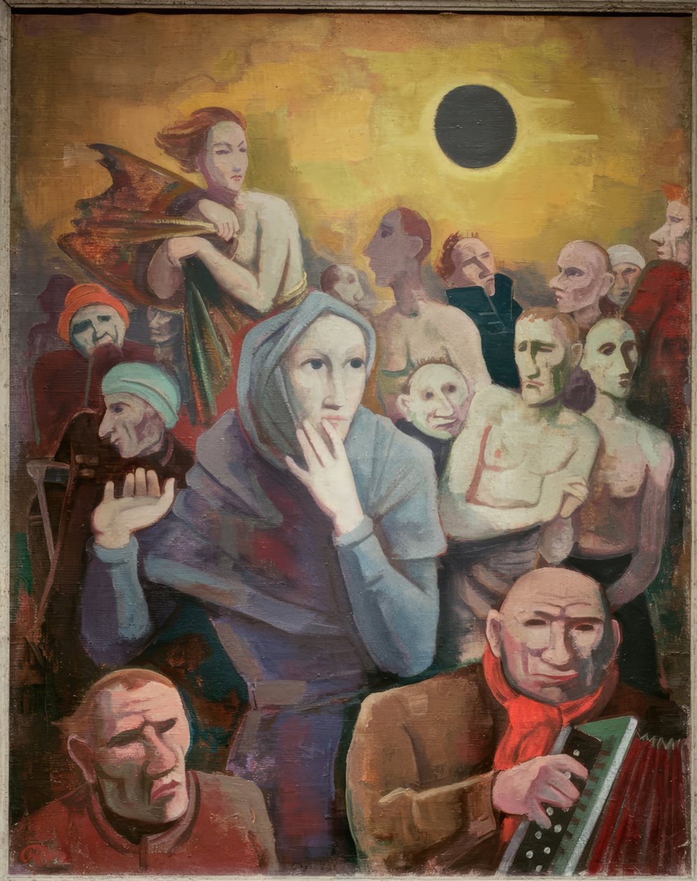 Schwarzmondnacht von Karl Hofer