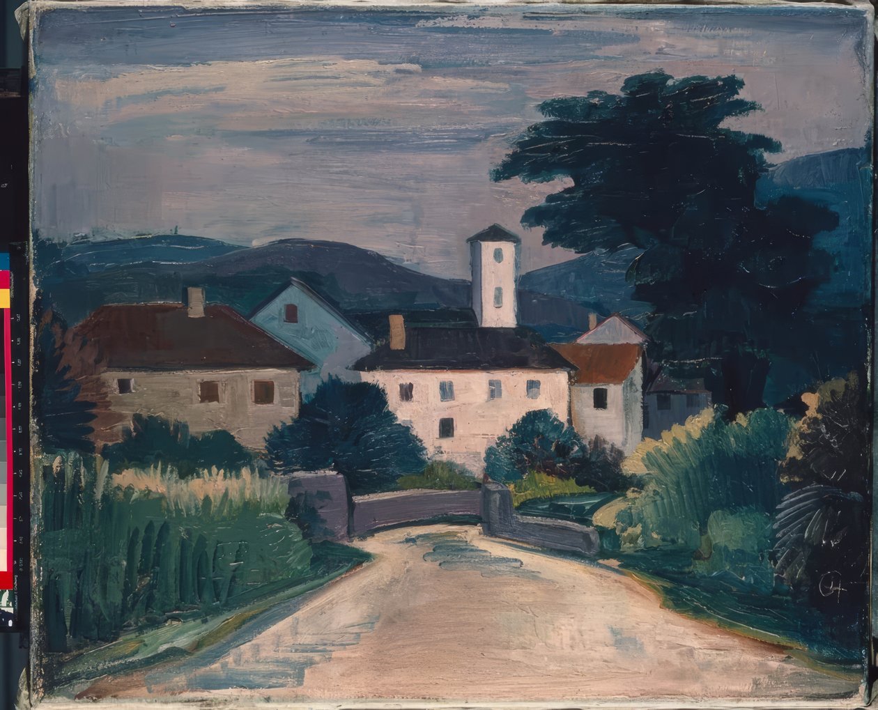 Paesaggio ticinese da Karl Hofer