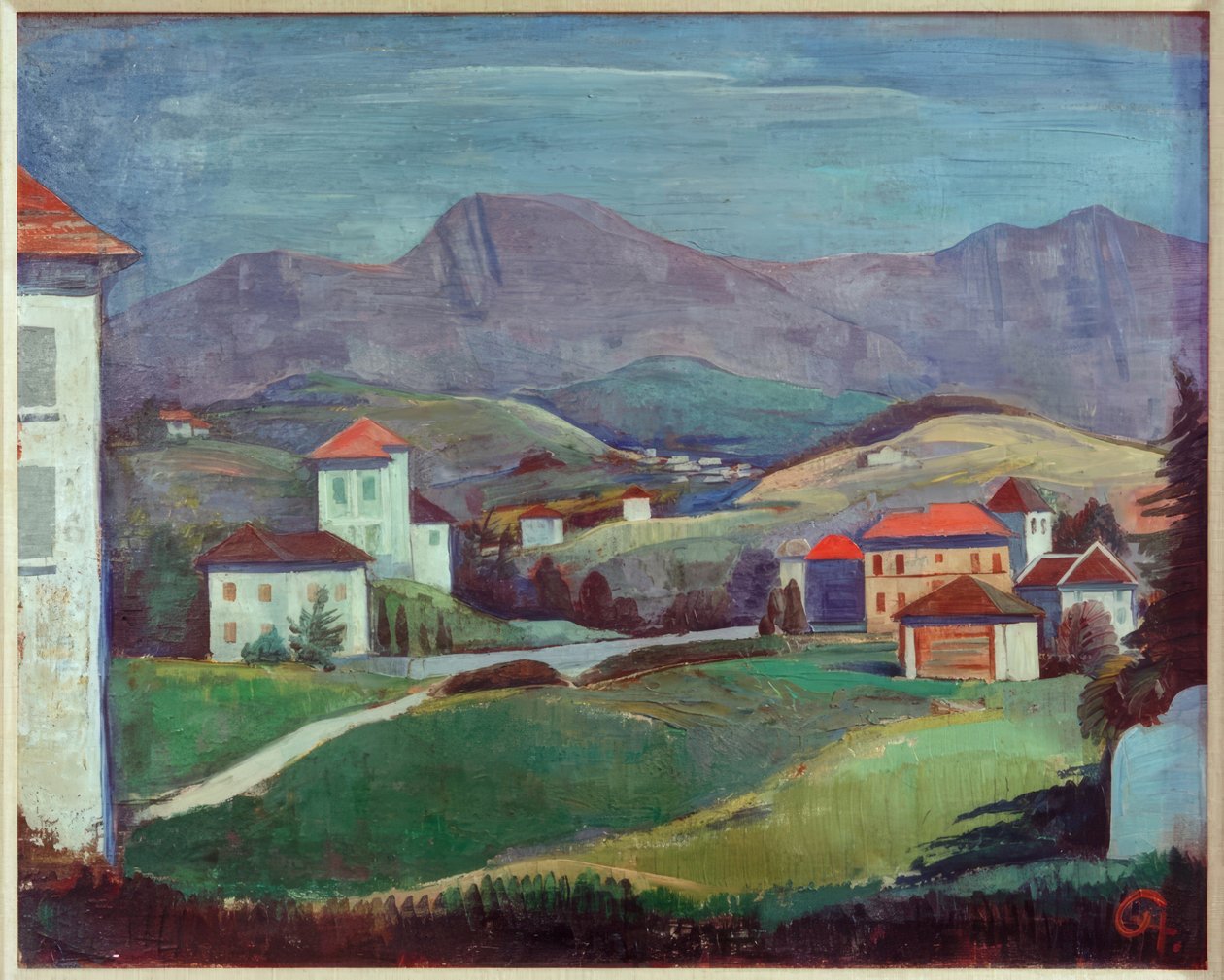 Paesaggio ticinese da Karl Hofer