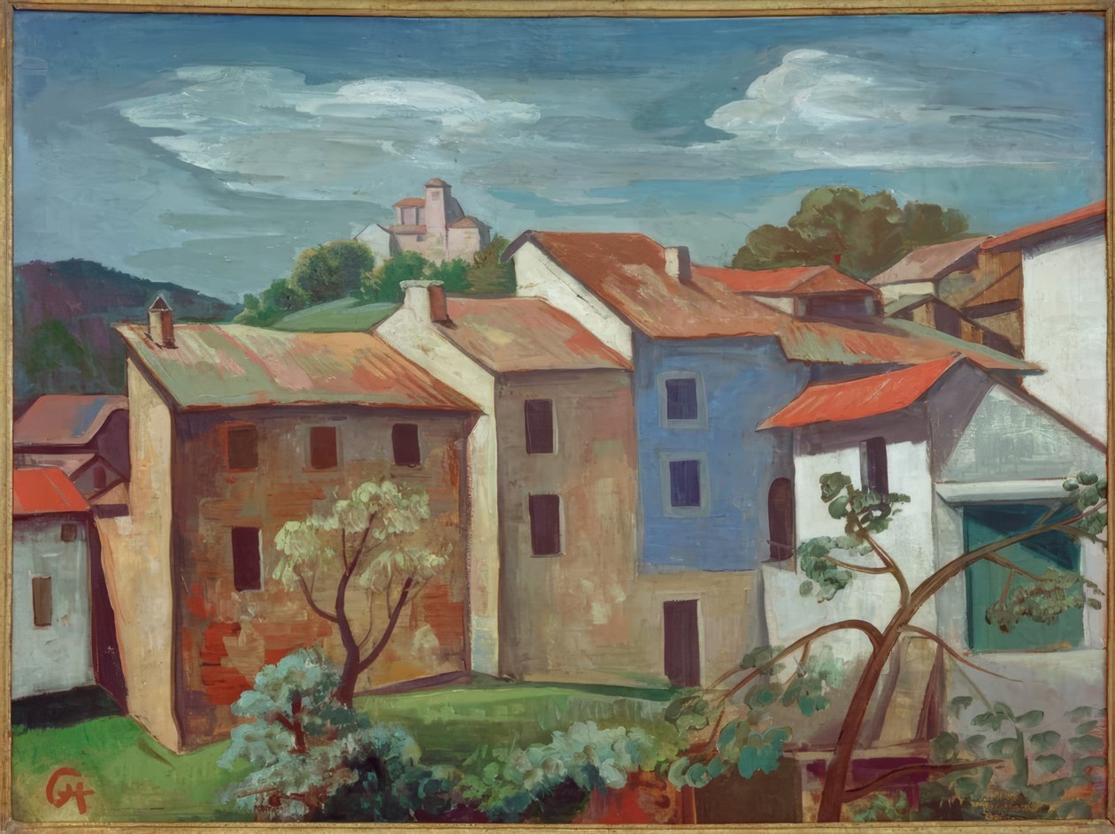 Paesaggio ticinese da Karl Hofer