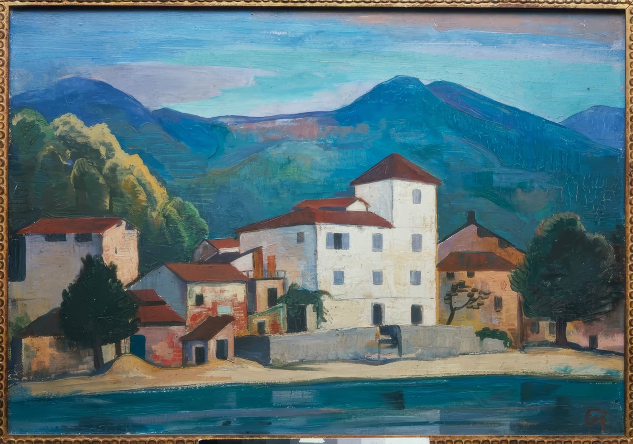 Paesaggio ticinese da Karl Hofer