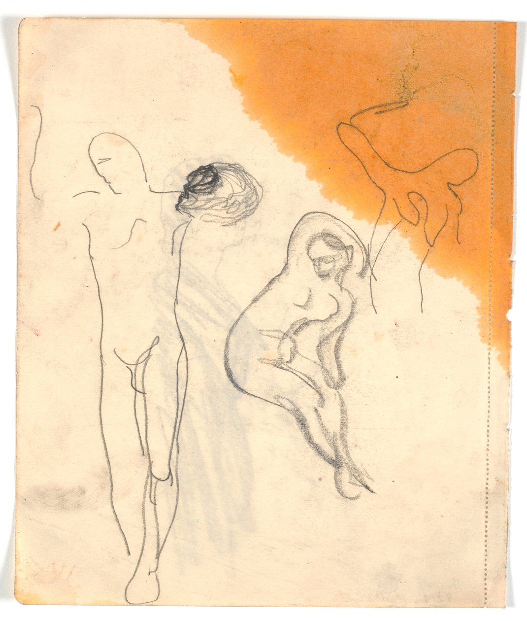 Tre studi di figure nude da Karl Isakson