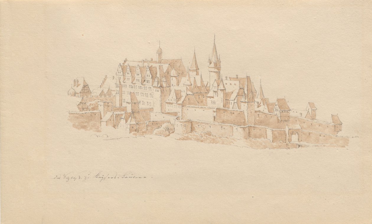 Il Castello di Kaiserslautern da Karl Julius Von Leypold
