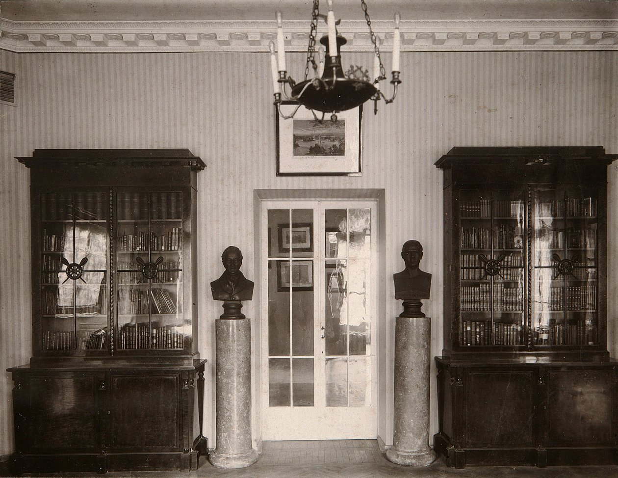 Il Museo del Liceo Imperiale Pushkin a San Pietroburgo, Russia, 1910s da Karl Kubesch