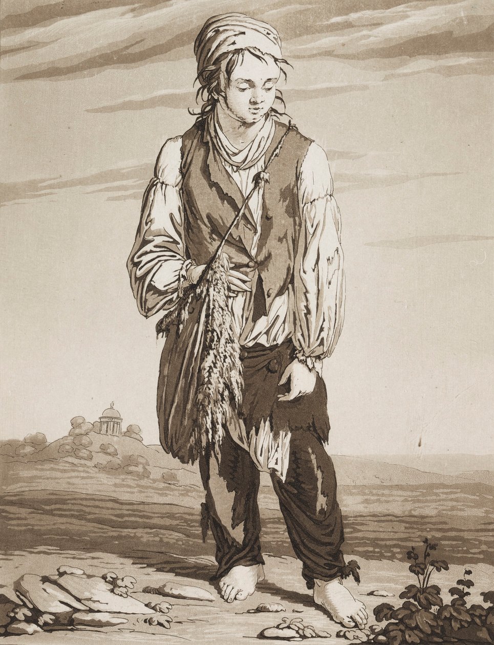 I giovani mendicanti da Karl Ludwig Bernhard Buchhorn