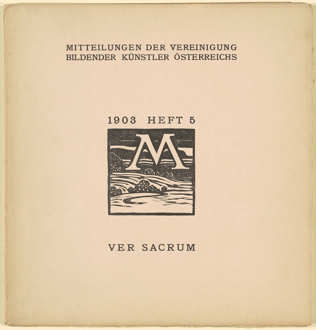 Ver Sacrum [6º anno, numero 5, marzo 1903] da Karl Muller