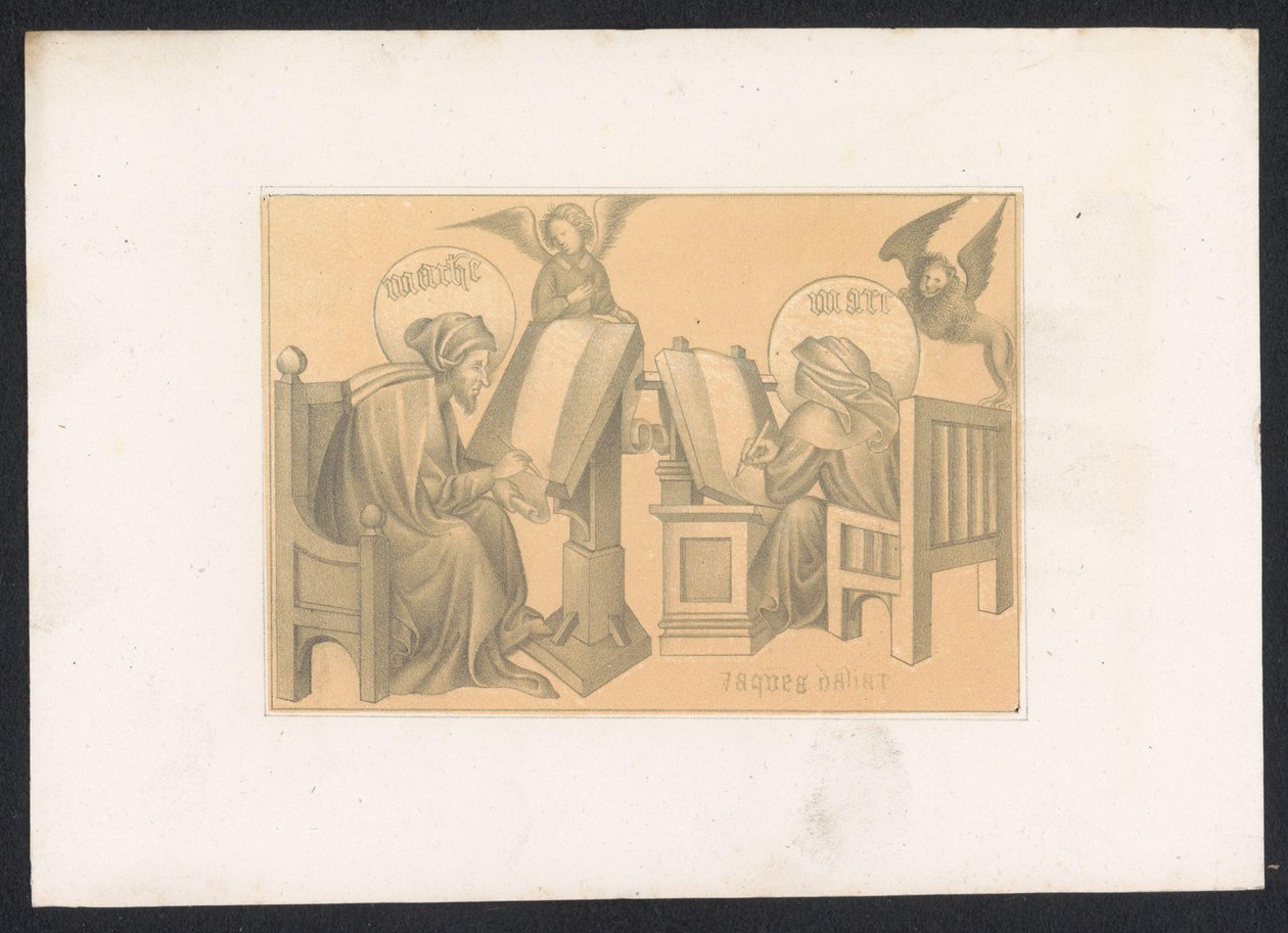 Evangelisti Matteo e Marco (Disegni e studi di un maestro olandese del XV secolo) da Karl Palzow