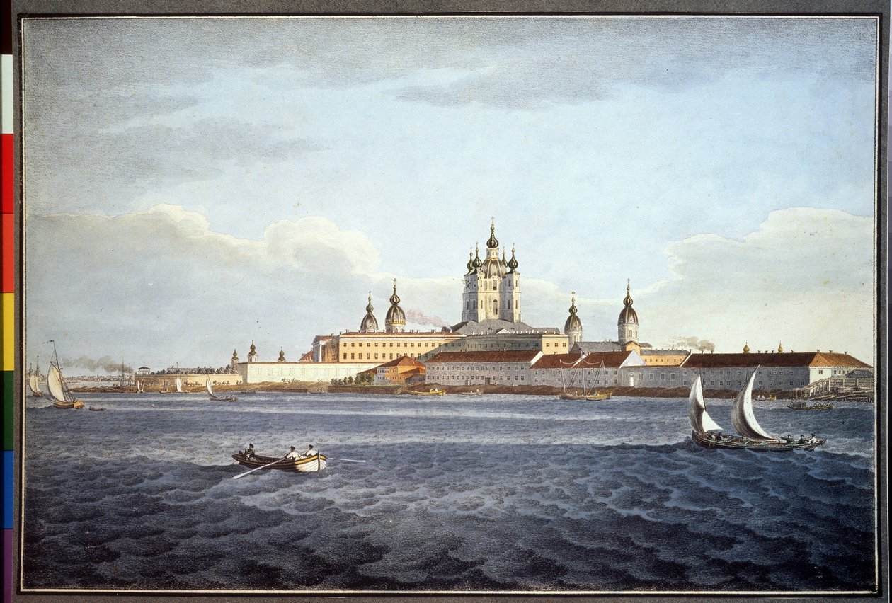 Il convento Smolny a San Pietroburgo da Karl Pavlovich Beggrov