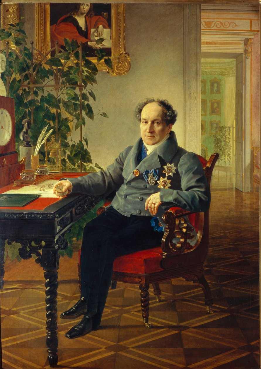 Ritratto del Principe Alexander Nikolayevich Golitsyn 1773-1844, 1840 da Karl Pavlovich Bryullov