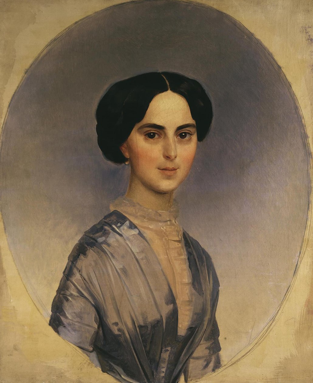 Ritratto di Sofia Andreyevna Bobrinskaya, nata Shuvalova, 1846 da Karl Pavlovich Bryullov