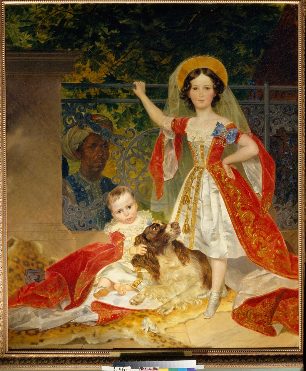 Ritratti dei figli del principe Volkonski da Karl Pavlovich Bryullov