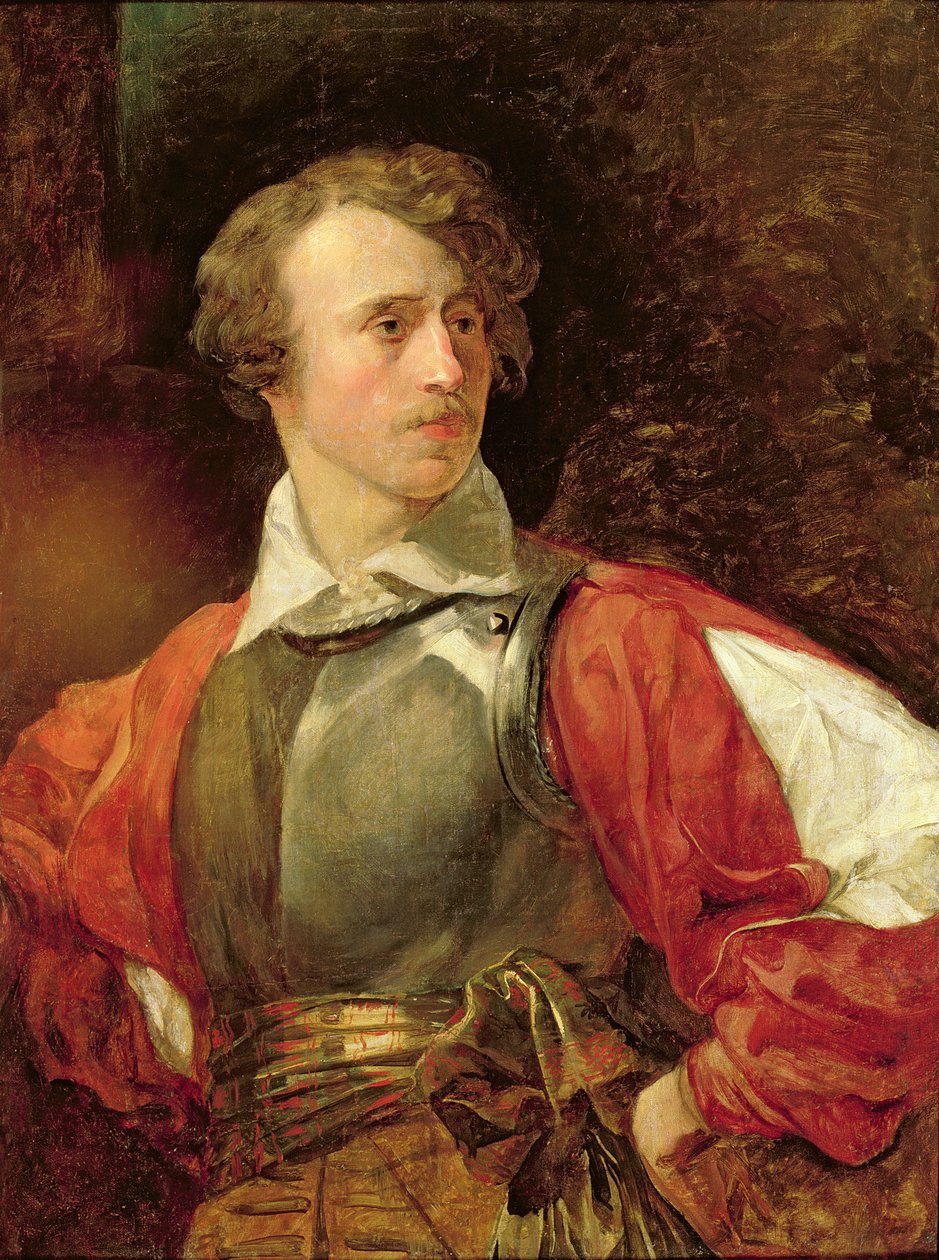 Ritratto di Vladimir Samoylov come Amleto da Karl Pavlovich Bryullov
