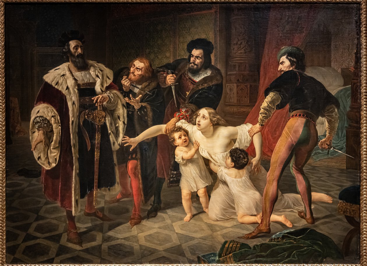 Il sacrificio di Ines Di Castro da Karl Pavlovich Bryullov