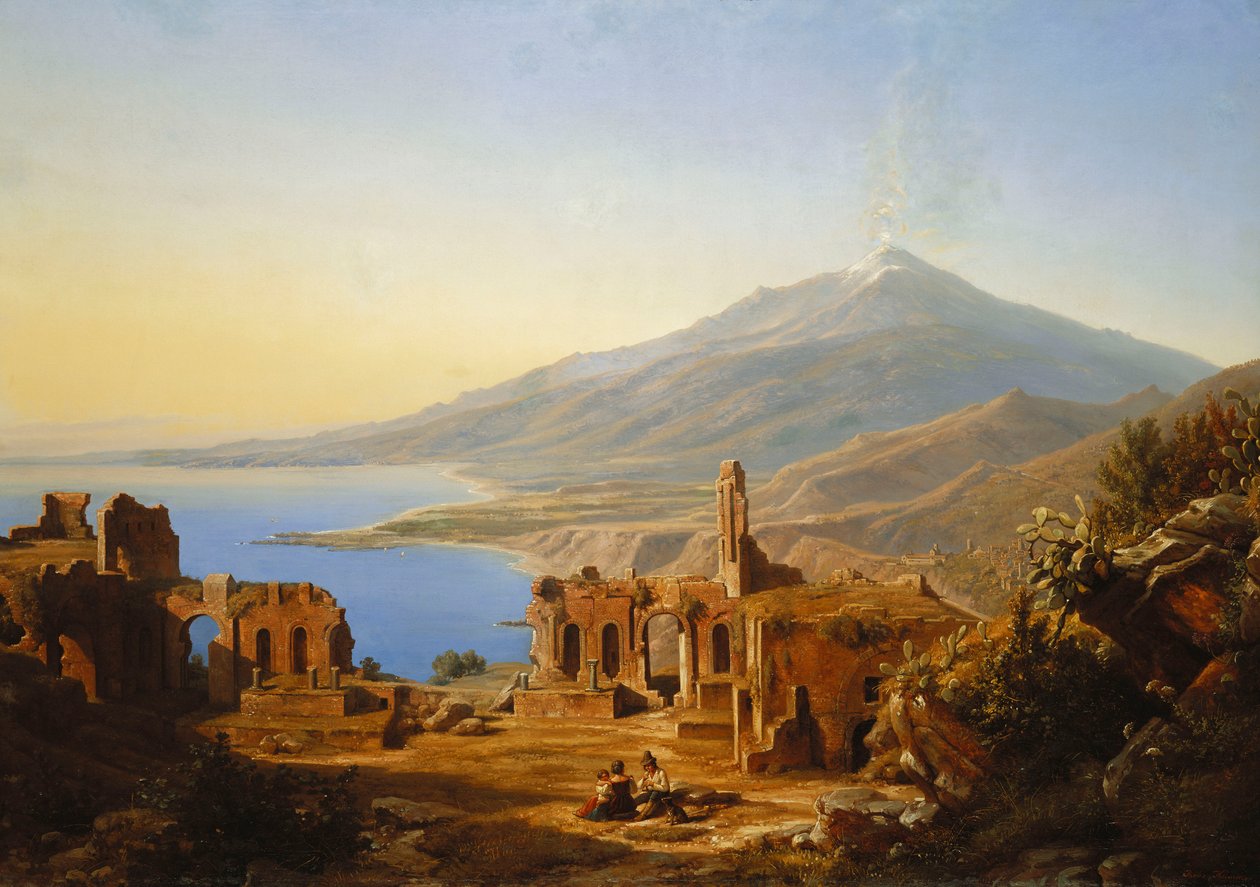 Teatro Greco, Taormina, con l