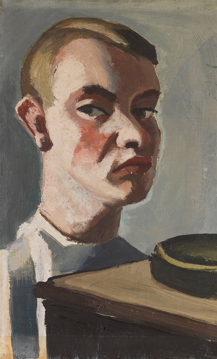 Autoritratto, c. 1920 da Karl Tratt