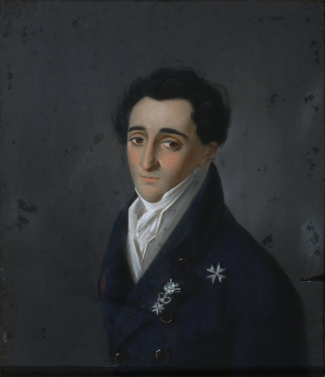 Ritratto di Christofor Ekimovich Abamelik-Lazarev 1789-1871, 1820 da Karl Wilhelm Bardou