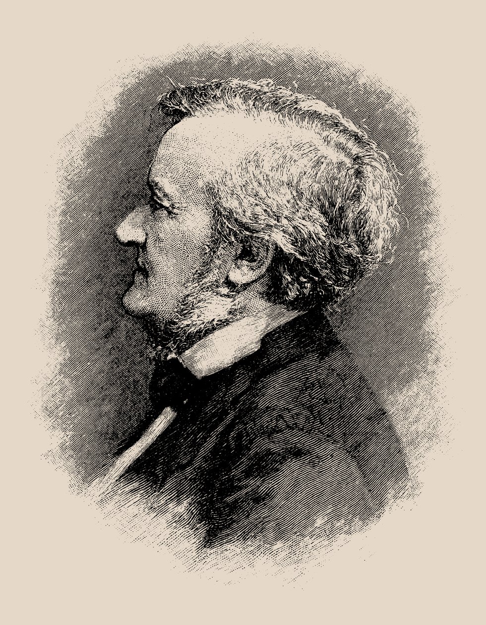Ritratto del compositore Richard Wagner da Karl Wilhelm Diefenbach