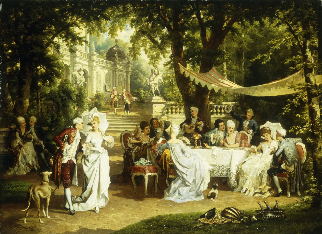La Festa in Giardino da Karl or Carl the Younger Schweninger