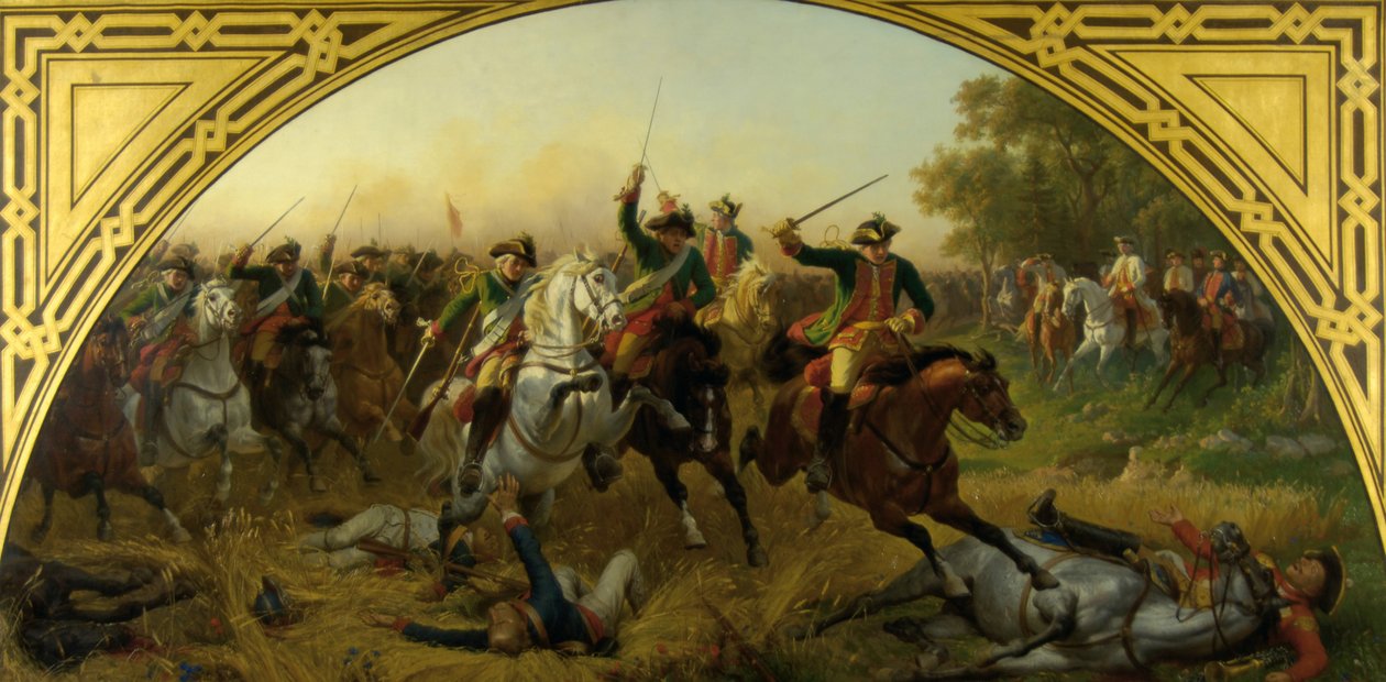 La battaglia di Kolin 1757 da Karl von Blaas