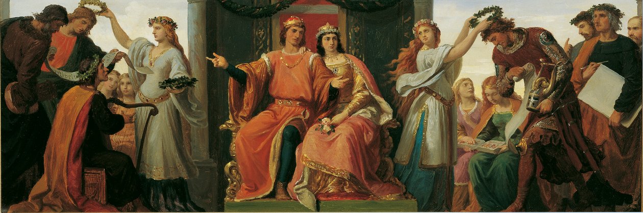 Leopoldo il Glorioso come promotore delle arti e delle scienze da Karl von Blaas