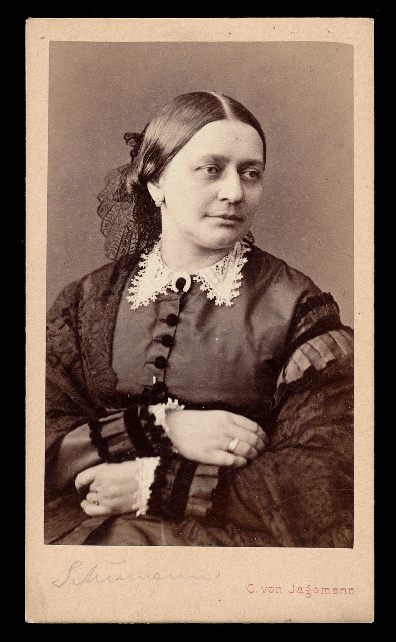 Ritratto di Clara Schumann da Karl von Jagemann