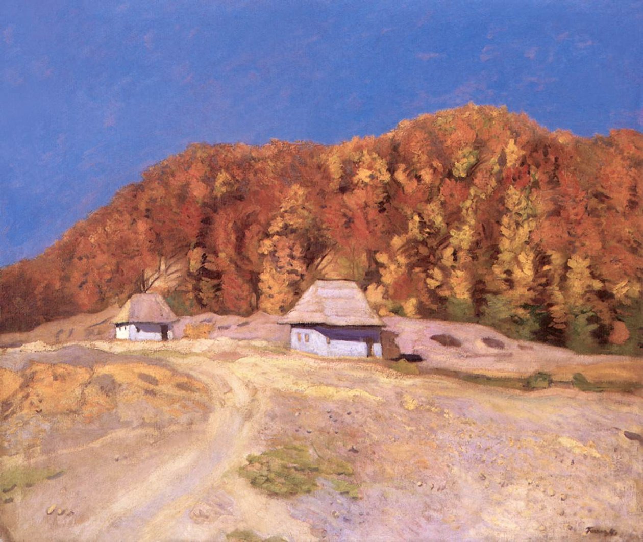 Foresta di faggi da Károly Ferenczy