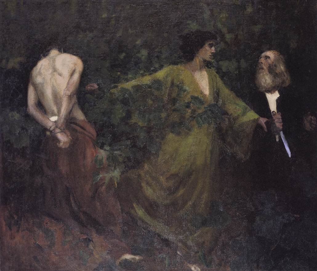 Il sacrificio di Isacco da Károly Ferenczy