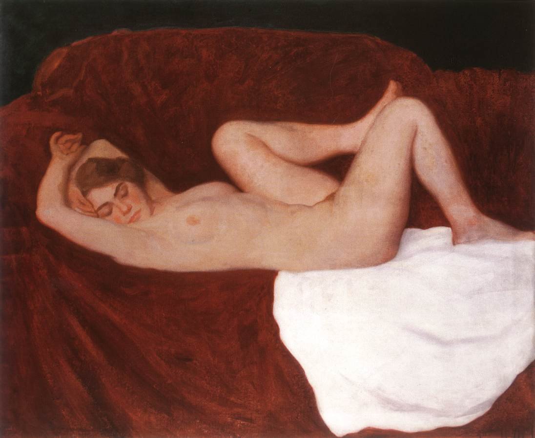Donna che dorme da Károly Ferenczy