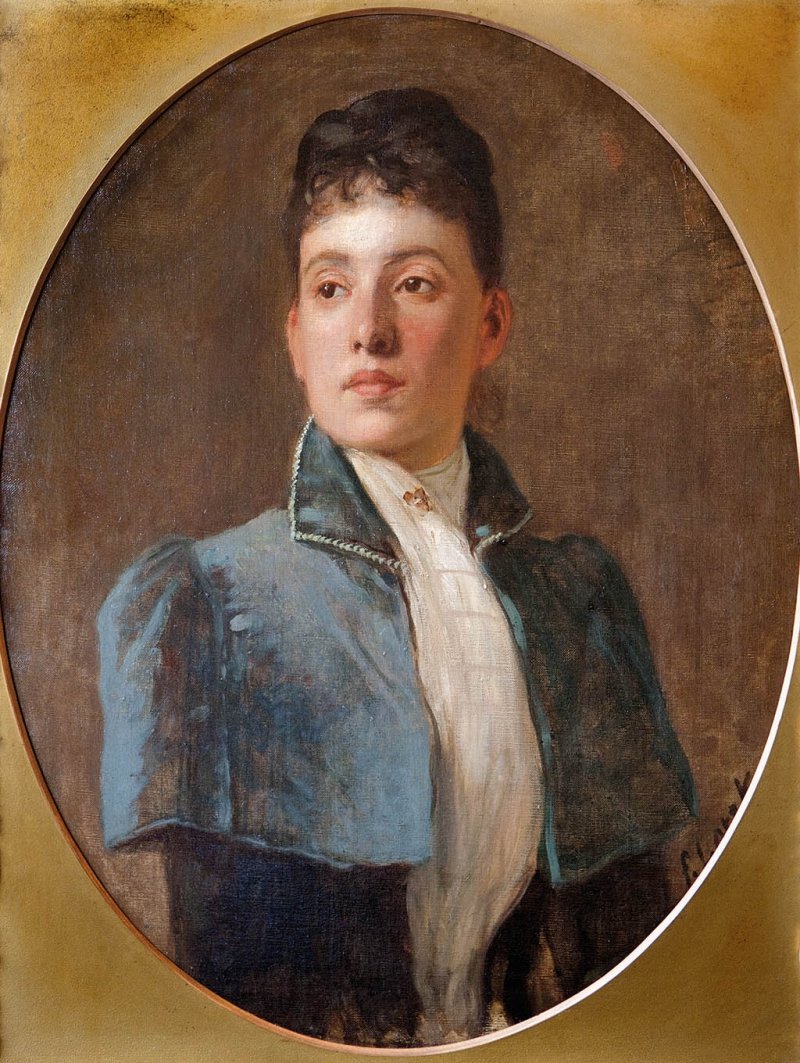 Ritratto della signora Sandor da Károly Lotz