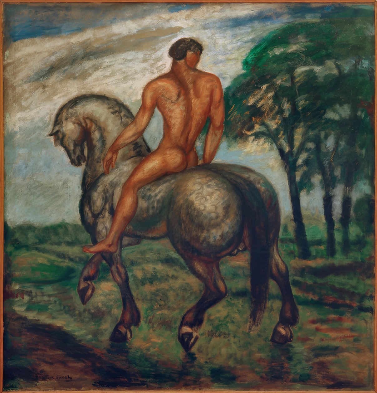 Cavaliere mattutino (Cavaliere solitario) da Karoly Kernstok