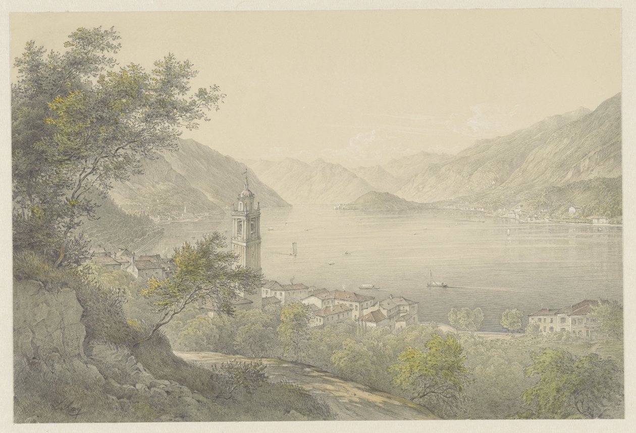 Bellagio, sul Lago di Como da Karoly Lajos Libay