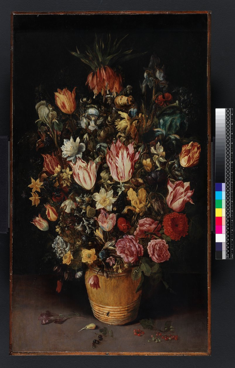 Vaso di fiori, 1614 da Kasper or Gaspar van den Hoecke