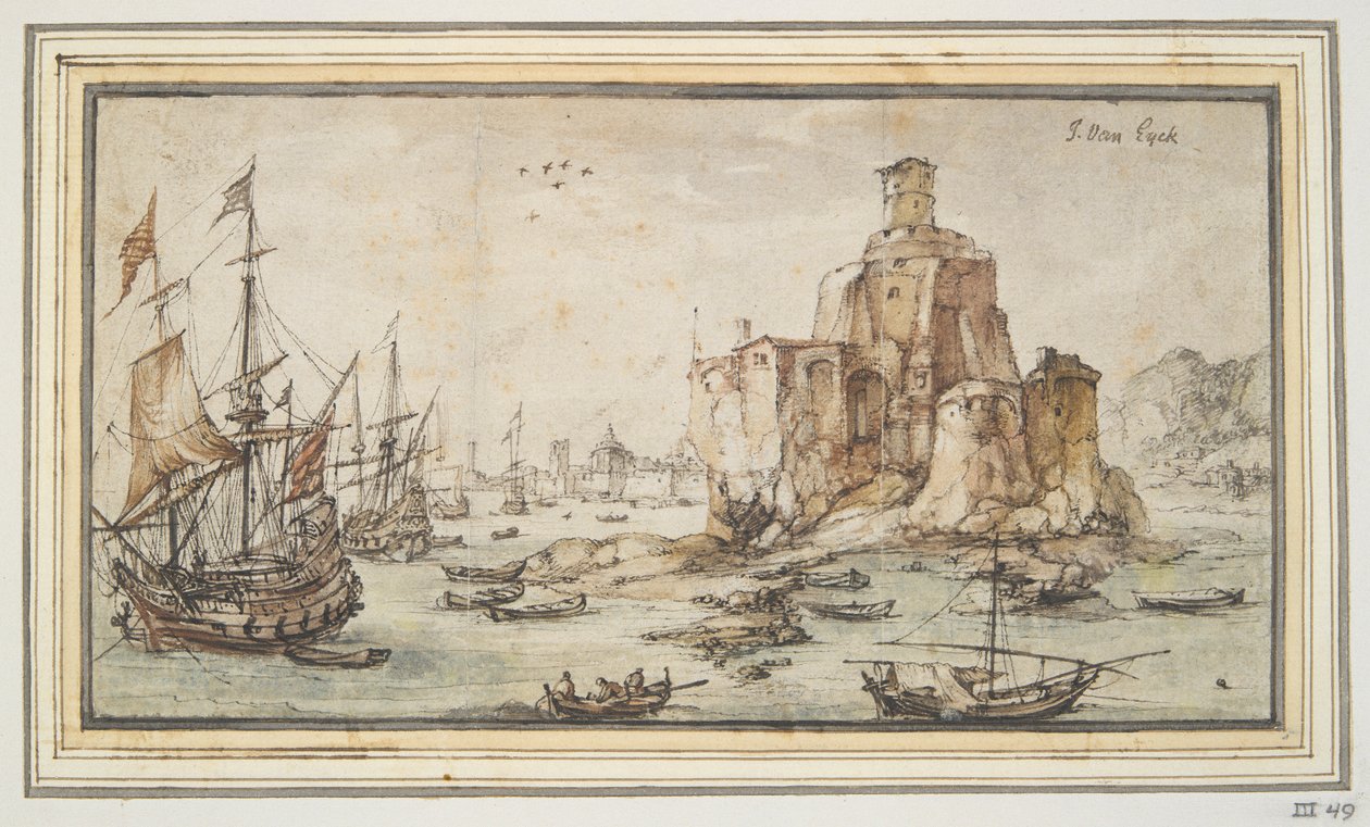 Scena del Porto da Kasper van Eyck