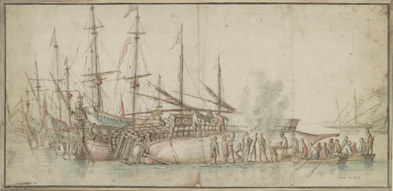 Riparazione della nave da Kasper van Eyck
