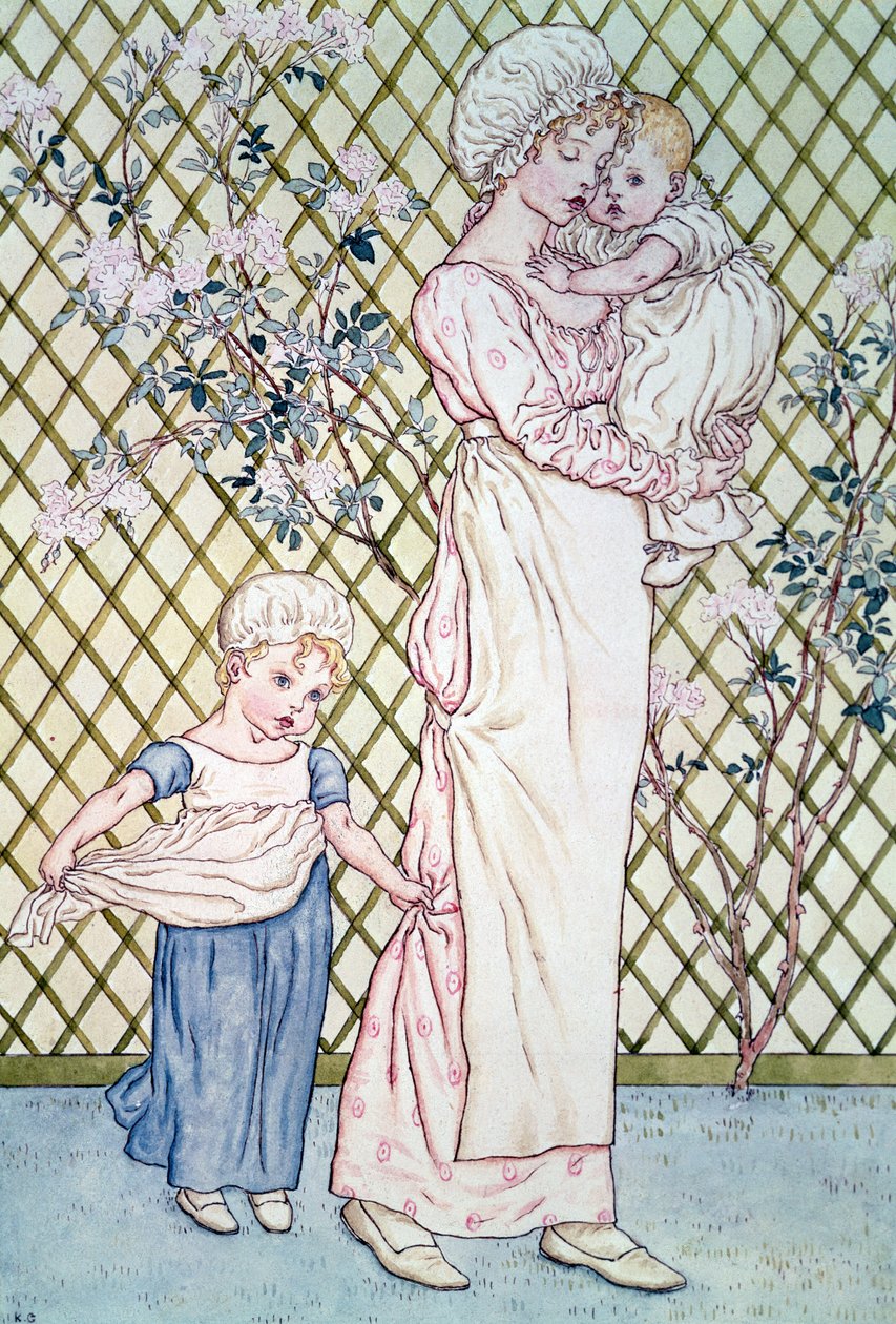 Madre e figlio da Kate Greenaway