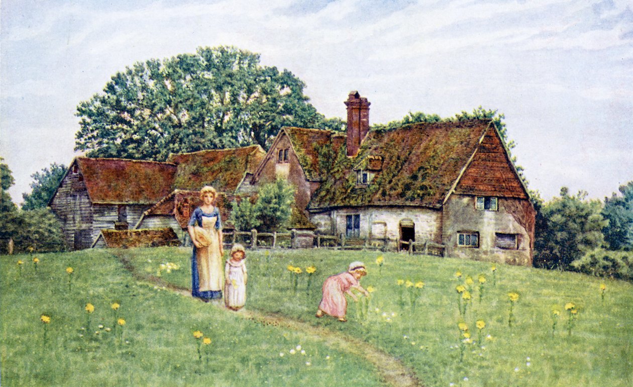 La vecchia fattoria di Kate Greenaway da Kate Greenaway