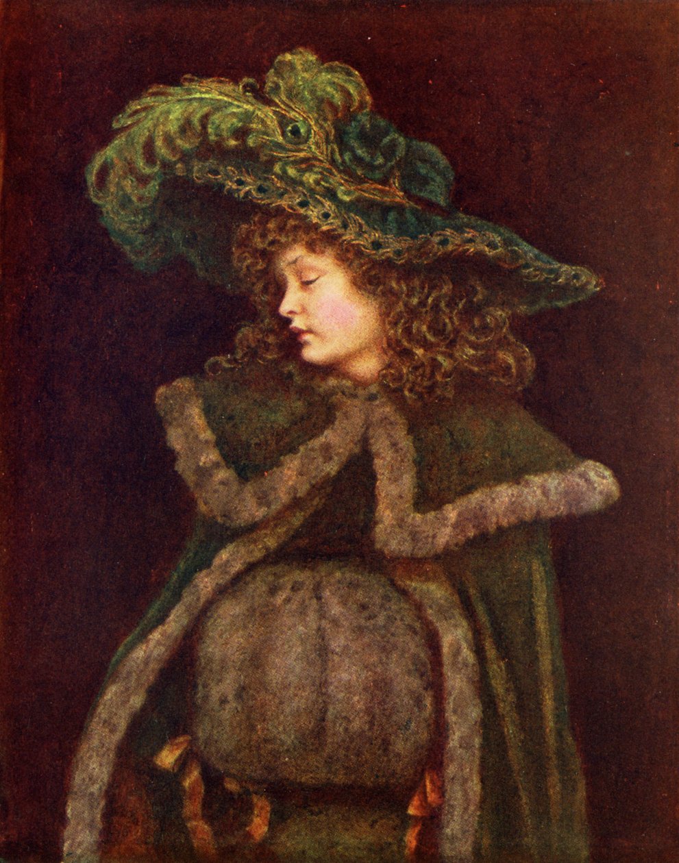 La ragazza del pavone di Kate Greenaway da Kate Greenaway