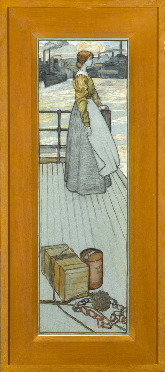 In attesa del traghetto di Dartmouth, c.1910 da Kate Blackmore