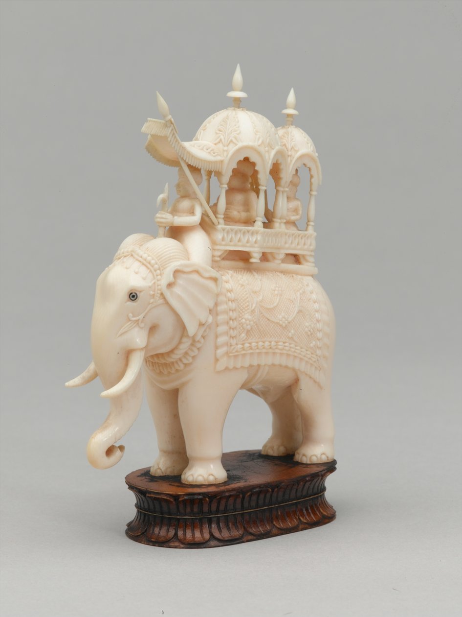 Re nero, pezzo degli scacchi, India, circa 1820 da Kate Elizabeth Bunce