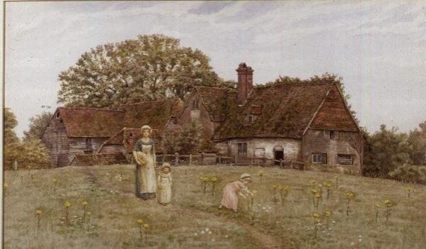 Raccolta di fiori primaverili da Kate Greenaway